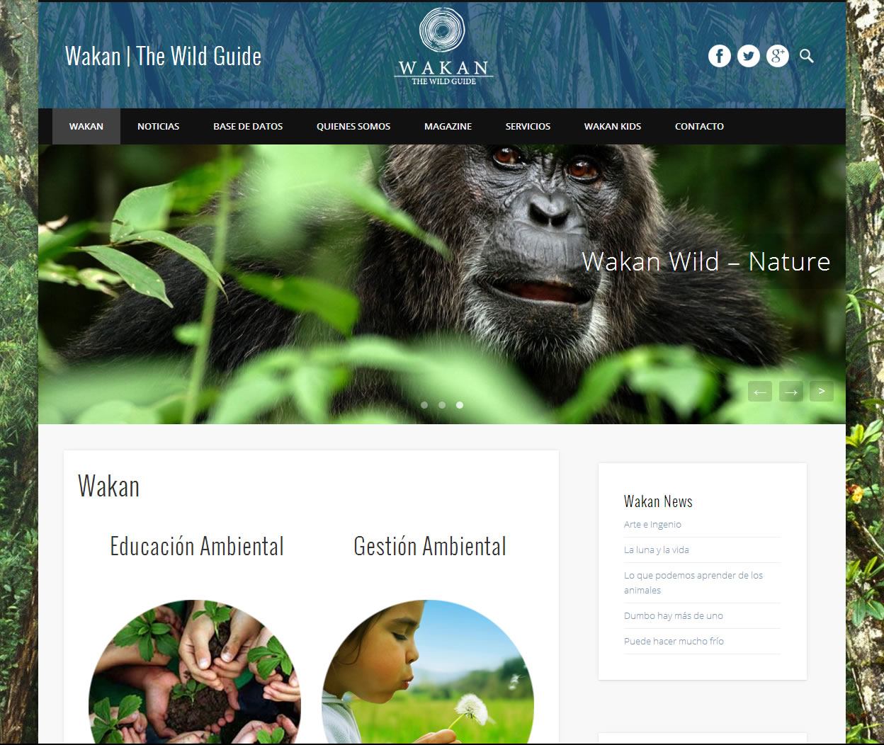 Wakan - The Wild Guide - Diseño Web - Wordpress - Diseño Web ...